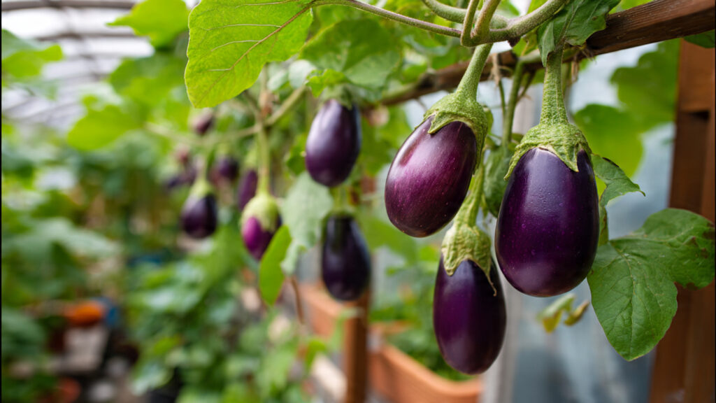 A Beautiful Balcony Method for Year-Round Eggplants