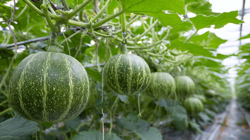 A New Advanced Technique for Growing Pumpkin Plants with Bigger and Healthier Fruits