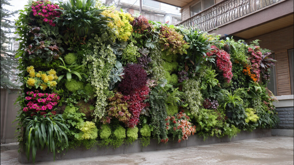 Amazing Vertical Garden for Home, Beautiful Flower Fence from Plasti