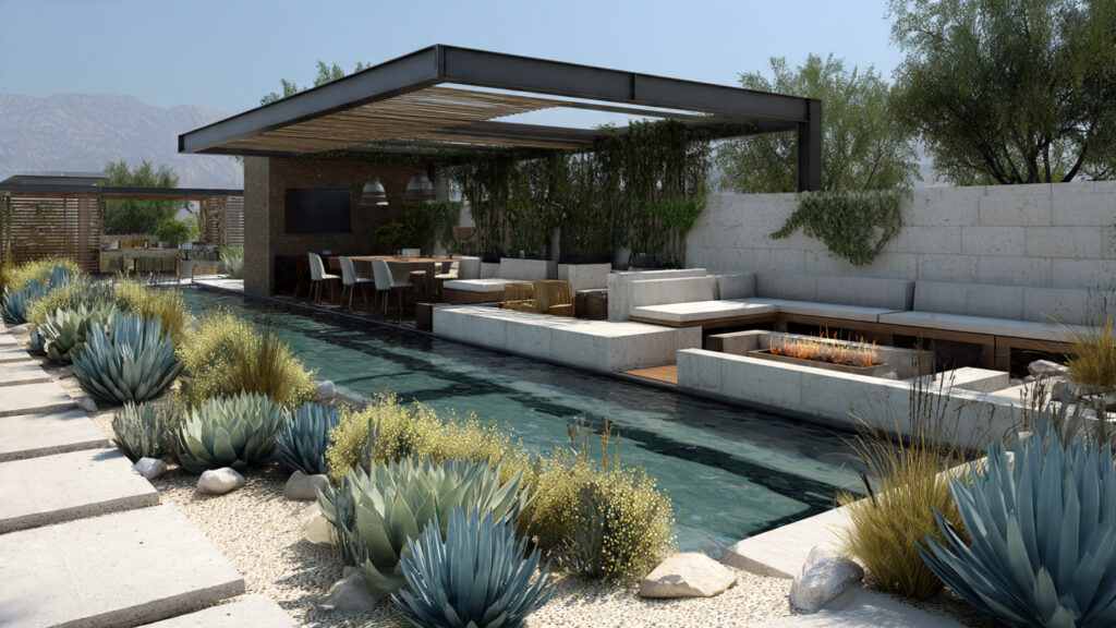 Creating a Contemporary Oasis Using Century Plant in Your Landscape Design