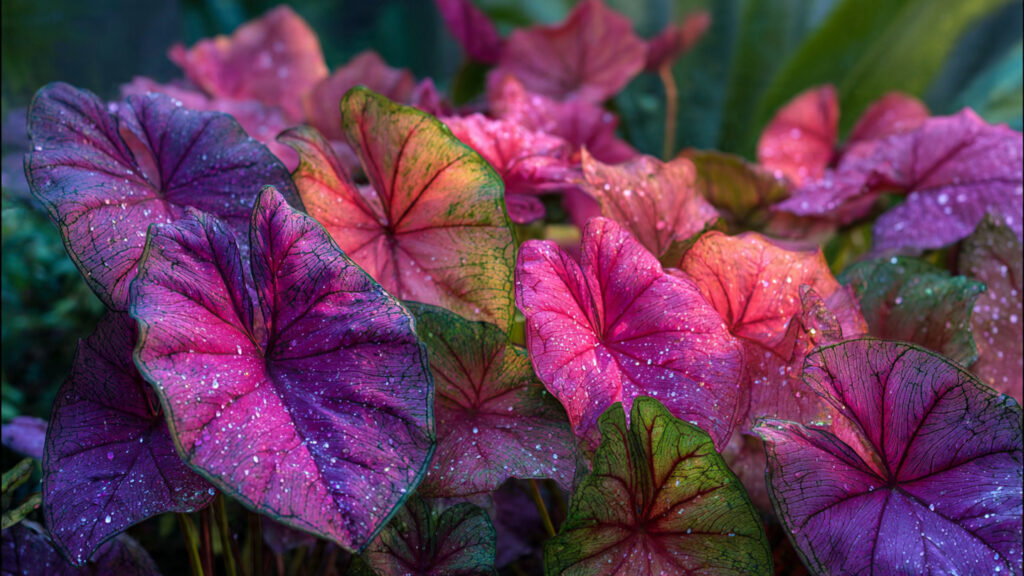 Easy Method to Grow Caladium Color Blocks for a Vibrant Outdoor Display