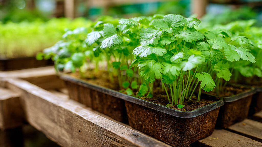Effective Strategies for Successfully Growing Coriander in a Tray at Home