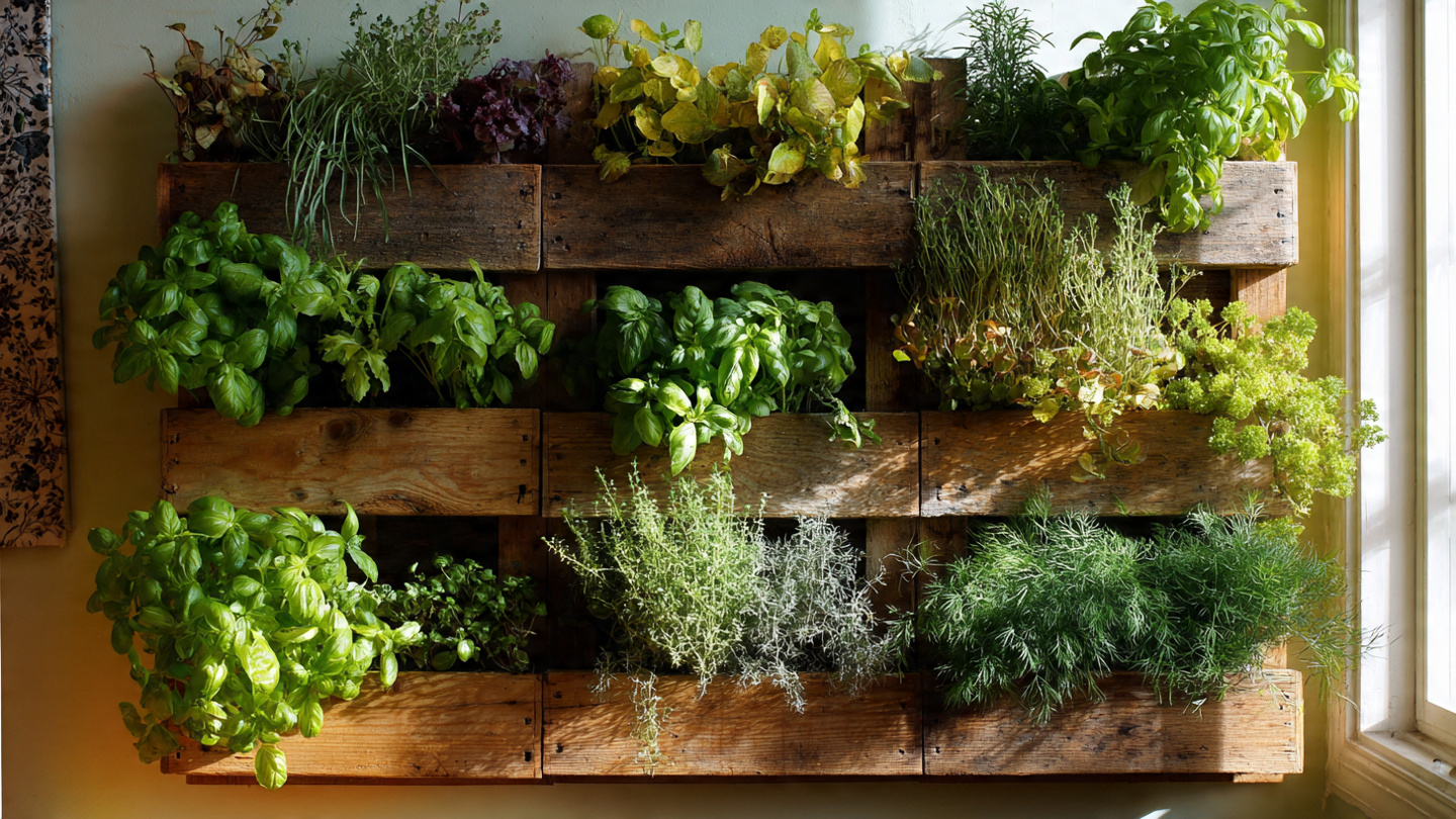 Grow Fresh Flavor Daily: How to Create a Vertical Herb Garden on a ...