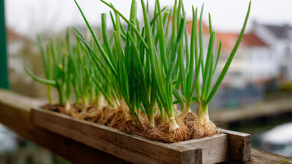 Grow Green Onions on Your Balcony All Year – Easy Container Method for Unlimited Harvests