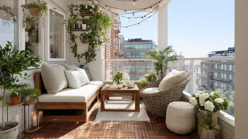 How Can You Transform a Tiny Balcony into a Sprawling Terrace?