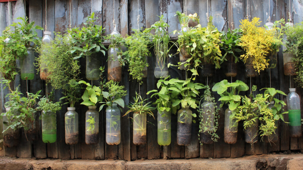 How to Create a Vertical Garden from Plastic Bottles: Easy DIY Guide for Sustainable Living