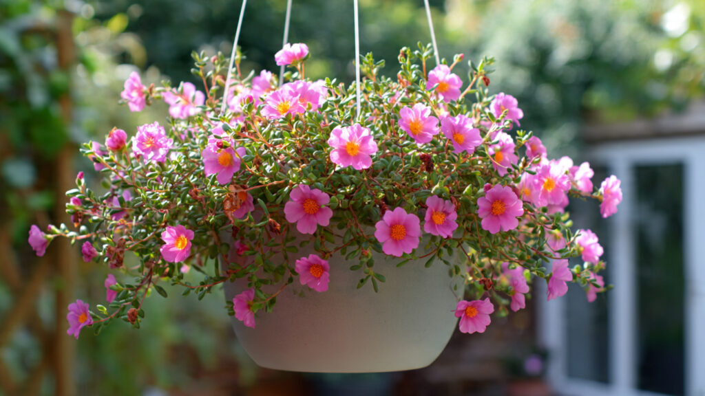 How to Cultivate Beautiful Portulaca in Hanging Pots for a Vibrant Garden Display