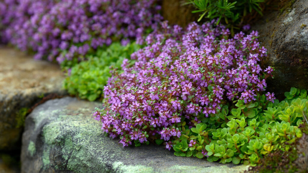 How to Grow the Easiest Ground Cover: Red Creeping Thyme