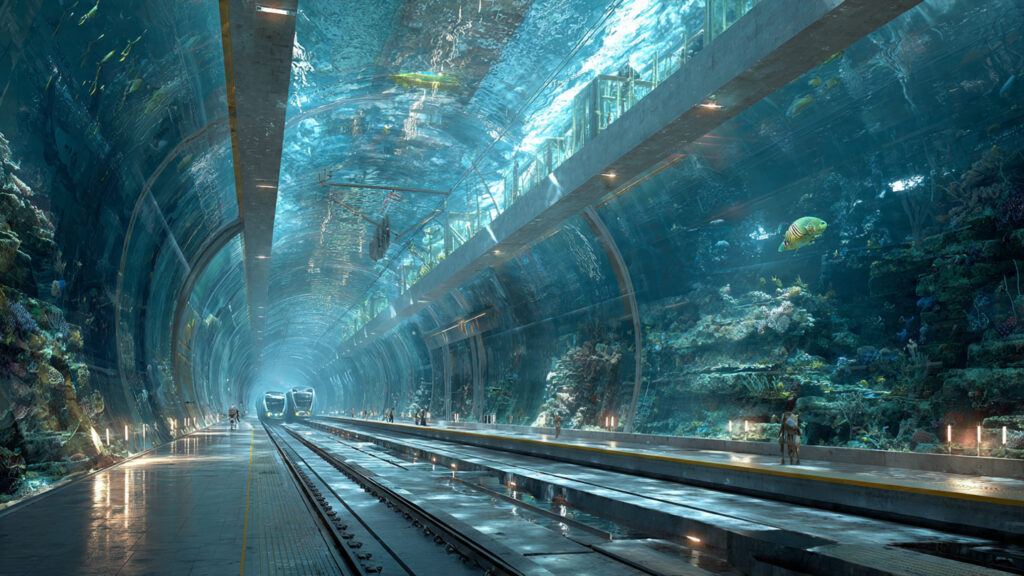 Mega engineering project confirmed: construction is now underway on an underwater rail line designed to connect entire continents through a vast deep-sea tunnel