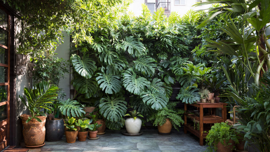 Transform Your Outdoor Space with Lush Monstera Plants for a Stunning Tropical Garden Look