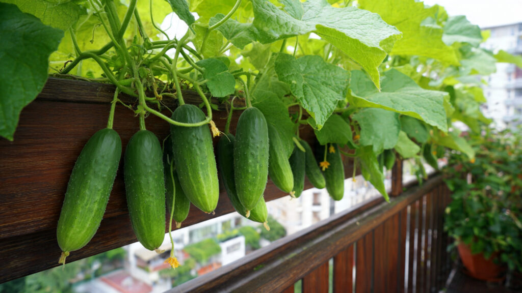 Turn Your Balcony Into a Heavy-Yield Cucumber Garden