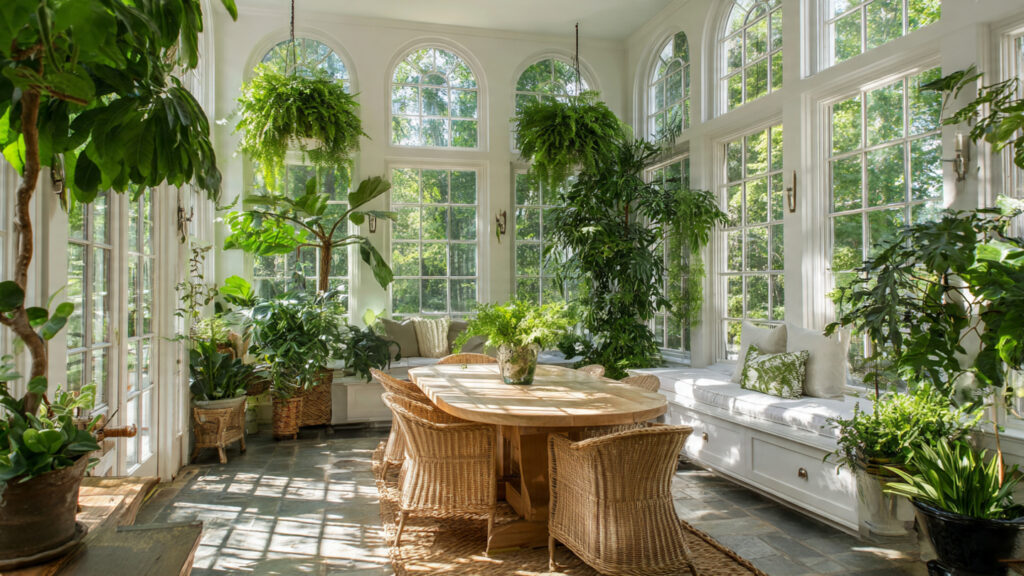What Are the Top Plants for Achieving a Bright and Airy Sunroom Atmosphere?