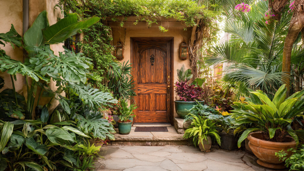 What Are the Top Plants to Transform Your Entryway into a Lush Tropical Oasis?